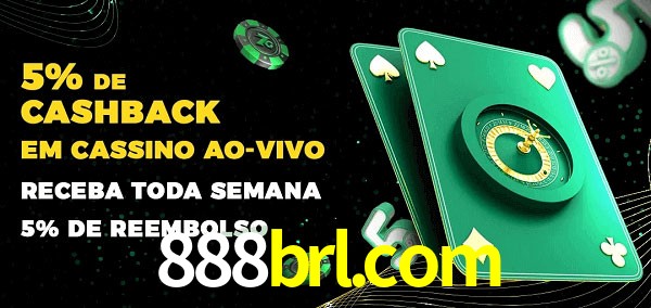 Promoções do cassino ao Vivo 888brl.com